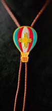 Load image into Gallery viewer, Albuquerque Balloon Fiesta 3D Hot Air Balloon Zia Bolo Tie Necklace