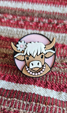Load image into Gallery viewer, 3d Western Cowgirl Cowboy Highland Cow Theme - Necklace, Purse Charm, Earrings, Keychain, Magnet