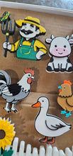 Load image into Gallery viewer, 3D Hobby Farmer Cow Farm Animal Magnet Gift Set Made in America