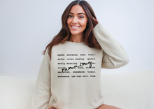 Load image into Gallery viewer, Sport Writing Sweatshirts - Multiple Options