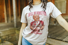 Load image into Gallery viewer, Snowglobe Home for Christmas Trump Graphic Tee