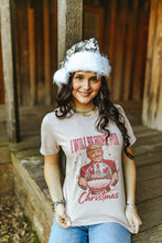 Load image into Gallery viewer, Snowglobe Home for Christmas Trump Graphic Tee