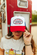 Load image into Gallery viewer, Star Spangled Cowgirl Trucker Hat
