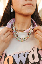 Load image into Gallery viewer, Sterling Silver Spring Pastel Opal Necklace