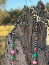 Load image into Gallery viewer, Sterling Silver Sweet Serenity Beaded Necklace