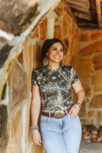 Load image into Gallery viewer, Tree Camo Crop Top