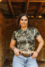 Load image into Gallery viewer, Tree Camo Crop Top