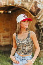 Load image into Gallery viewer, Tree Camo V-Neck Tank Top
