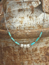 Load image into Gallery viewer, Sterling Silver Slot Dice Necklace