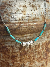 Load image into Gallery viewer, Sterling Silver Slot Dice Necklace