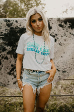 Load image into Gallery viewer, Turquoise Drippin' Western Graphic Tee