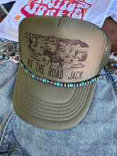 Load image into Gallery viewer, Turquoise Rondelle Hat Chain