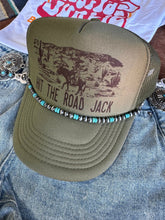 Load image into Gallery viewer, Turquoise Rondelle Hat Chain