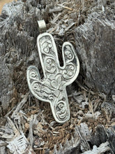 Load image into Gallery viewer, Turquoise Saguaro Pendant