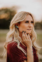 Load image into Gallery viewer, Turquoise Stone Ear Climber Set
