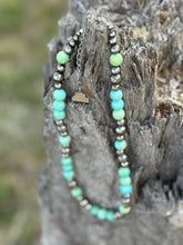 Load image into Gallery viewer, Turquoise Trailblazer Beaded Necklace