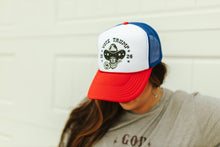 Load image into Gallery viewer, Vote Trump Cowboy Trucker Hat