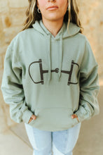 Load image into Gallery viewer, Western Horse Bit Graphic Hoodie