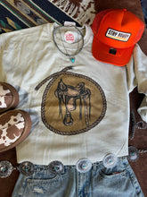 Load image into Gallery viewer, Western Saddle Graphic Sweatshirt