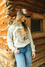 Load image into Gallery viewer, Western Santa Graphic Sweatshirt