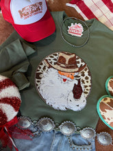 Load image into Gallery viewer, Western Santa Sequin Patch Sweatshirt