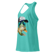 Load image into Gallery viewer, Honey Hole Fish Women’s Fitted Racerback Tank Top