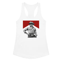 Load image into Gallery viewer, Vintage Cowboy Women’s Fitted Racerback Tank Top