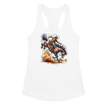 Load image into Gallery viewer, Rodeo Cowboy Women’s Fitted Racerback Tank Top