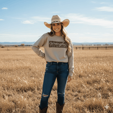 Load image into Gallery viewer, Wranglin Kids & Cows Graphic Sweatshirt
