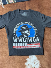 Load image into Gallery viewer, WWG1WGA Unisex Trump Graphic Tee