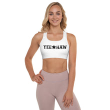 Load image into Gallery viewer, Ready To Ship Yeehaw Padded Sports Bra Size Small