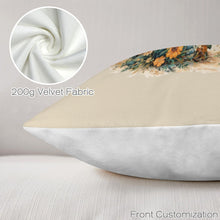 Load image into Gallery viewer, Baha Ranch Velvety Soft Painted Longhorn Pillow Cover Made in America