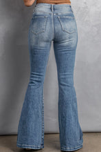 Load image into Gallery viewer, High Waist Flare Jeans with Pockets