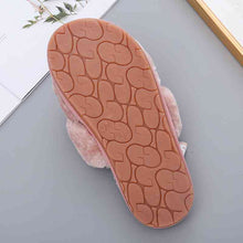 Load image into Gallery viewer, Faux Fur Open Toe Slippers