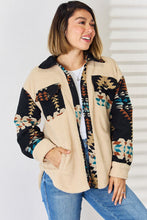 Load image into Gallery viewer, Pocketed Button Up Dropped Shoulder Jacket