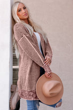 Load image into Gallery viewer, Heathered Open Front Longline Cardigan