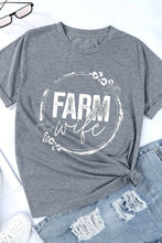 Load image into Gallery viewer, FARM WIFE Graphic Tee Shirt