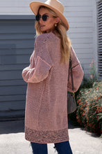 Load image into Gallery viewer, Heathered Open Front Longline Cardigan