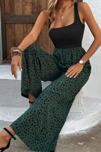 Load image into Gallery viewer, Two-Tone Square Neck Wide Leg Jumpsuit