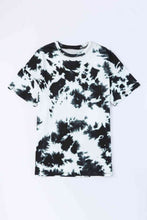 Load image into Gallery viewer, Tie-Dye Round Neck Short Sleeve Tunic Tee