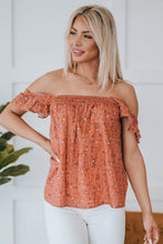 Load image into Gallery viewer, Floral Smocked Square Neck Top
