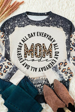 Load image into Gallery viewer, Letter Graphic Leopard Drop Shoulder Sweatshirt