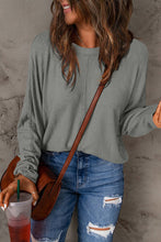 Load image into Gallery viewer, Double Take Full Size Round Neck Long Sleeve T-Shirt