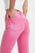 Load image into Gallery viewer, BAYEAS Full Size High Waist Distressed Raw Hem Jeans