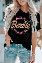Load image into Gallery viewer, Graphic Short Sleeve Round Neck T-Shirt