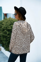 Load image into Gallery viewer, Full Size Printed Quarter-Snap Drop Shoulder Hoodie