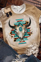 Load image into Gallery viewer, Round Neck Short Sleeve Graphic T-Shirt