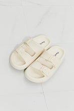 Load image into Gallery viewer, Qupid Comfy Casual Rubber Slide Sandal in Cream