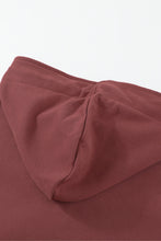 Load image into Gallery viewer, Half Zip Patch Pocket Drawstring Hoodie