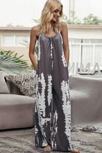 Load image into Gallery viewer, Tie-Dye Spaghetti Strap Jumpsuit with Pockets